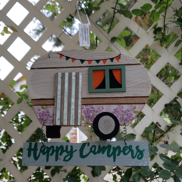 Hanging camper decor happy campers - Picture 2 of 6